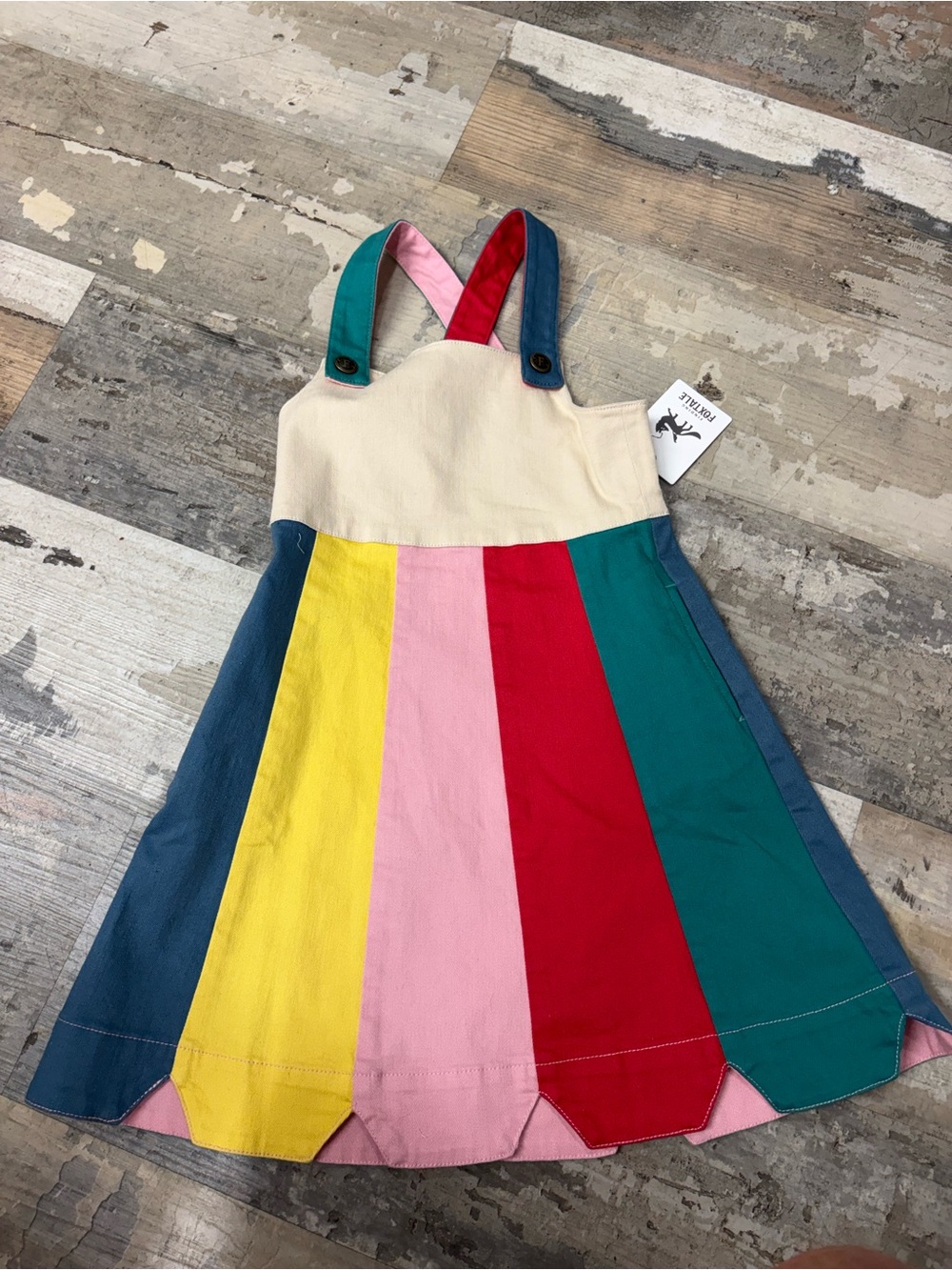 Kids Multi-Color Stripe “Umbrella” Dress NWT Sz 6